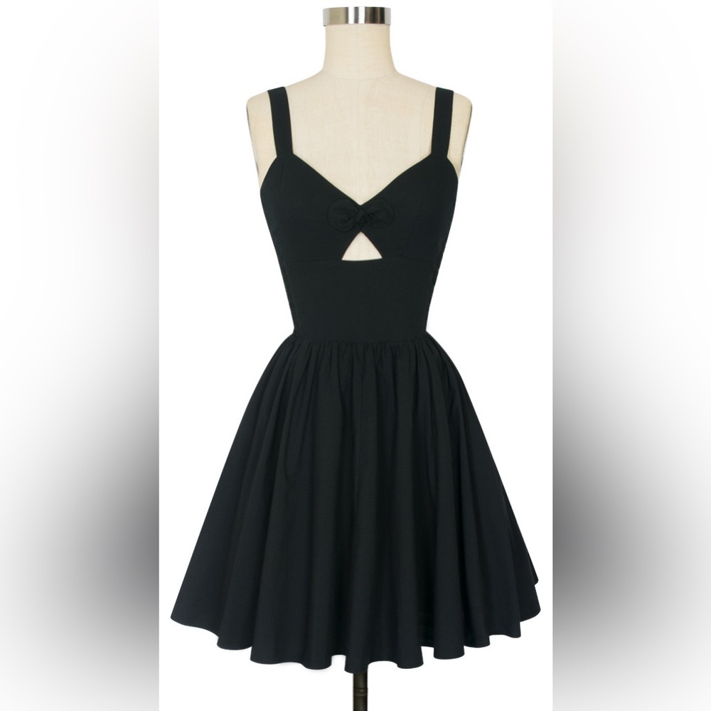 Trashy Diva Black Cotton Voile Hottie Dress size 2